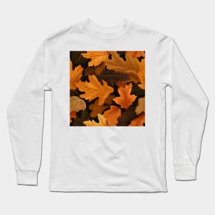 Autumn Leaves Pattern 24 Long Sleeve T-Shirt